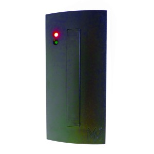 bibi-T50.c »terminal z czytnikiem  transponderów Mifare, wyjście OC,  interfejs RS485 (czarny)