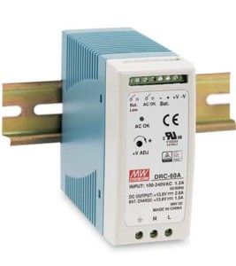 DRC-60A »Zasilacz buforowy na szynę DIN13,8V DC /  2,4A