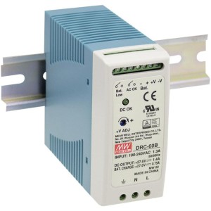 DRC-60B »Zasilacz buforowy na szynę DIN 27,6V DC /  1,4A